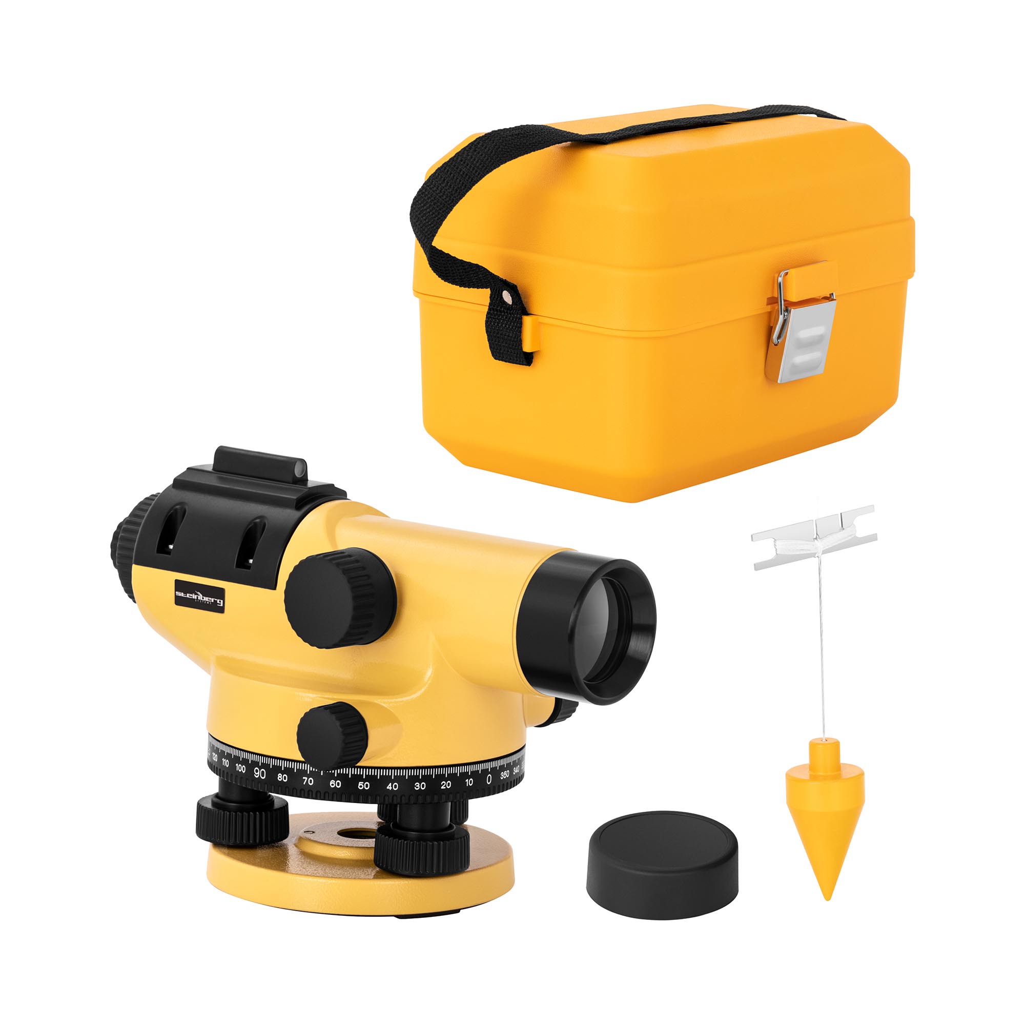 Steinberg Systems Nivelliergerät - 32-fache Vergrößerung - 38-mm-Objektiv - Abweichung 1 mm - magnetischer Kompensator