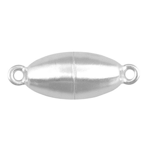 Magnetschließe Langer Olive 925/- pol. Ø 8,0mm x 20,0mm