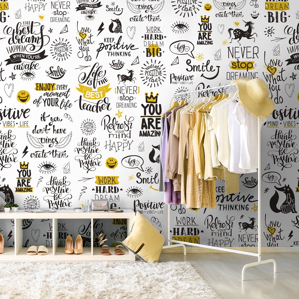 Be Positive Fototapete