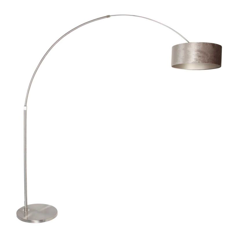 Steinhauer Bogenleuchte Sparkled Light stahl verschiedene Variationen grau-silber (Velours)
