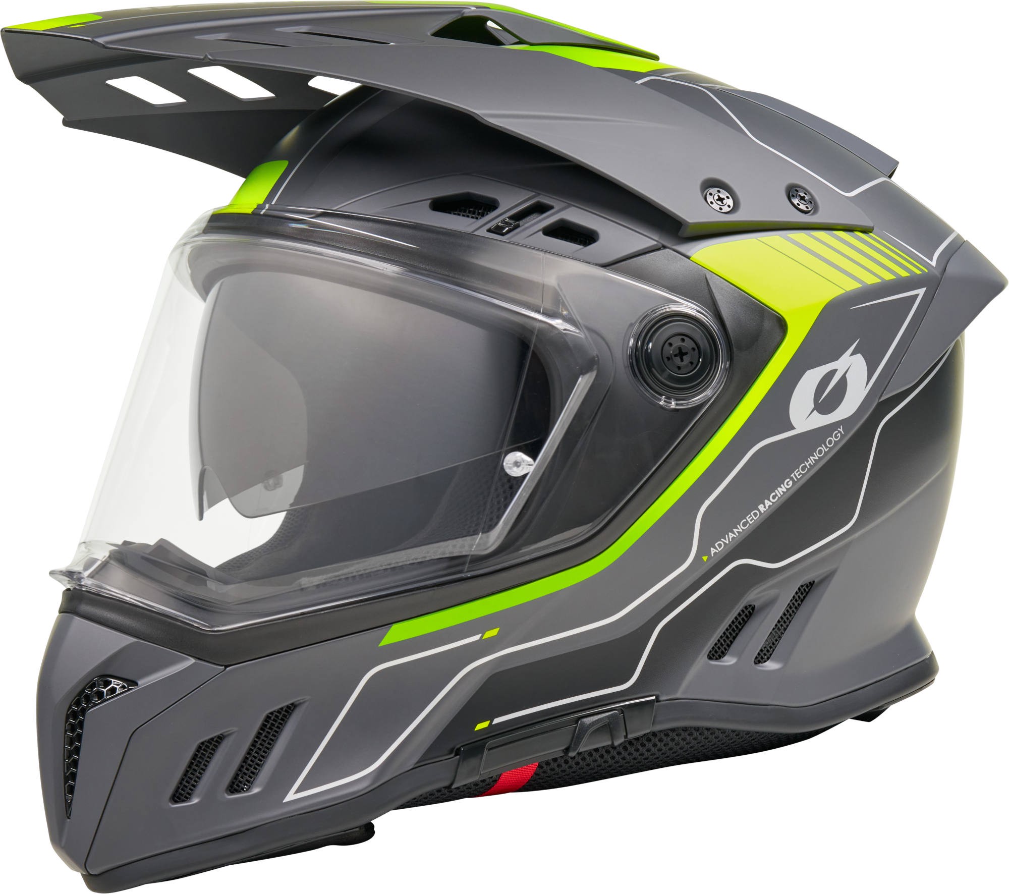 O'NEAL Sierra RS Echo Schwarz Fluo Gelb Endurohelm Größe 2XL