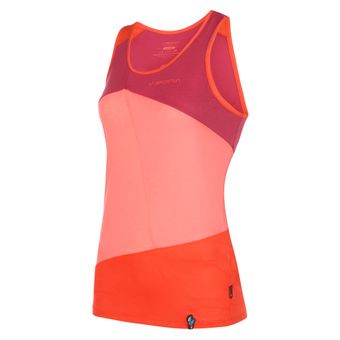 Charm Tank W, Climbing Apparel, S, Cherry Tomato/Flamingo (Red) - La Sportiva