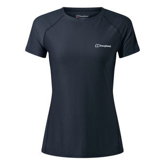 24/7 Tech Basecrewss, Damen T-Shirt, 12 (38), BLACK/BLACK, Berghaus