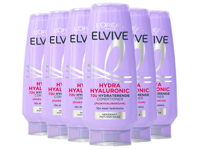 6x L'Oréal Paris Elvive Hydra Hyaluronic Après-shampooing | 200 ml