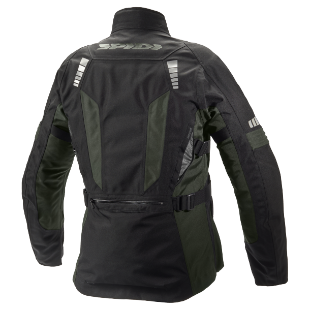 Spidi Outlander H2Out Dark Grün Schwarz CE Jacke Größe 3XL