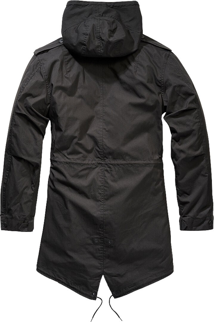 Brandit M51 US Parka Jakke, sort, størrelse 4XL