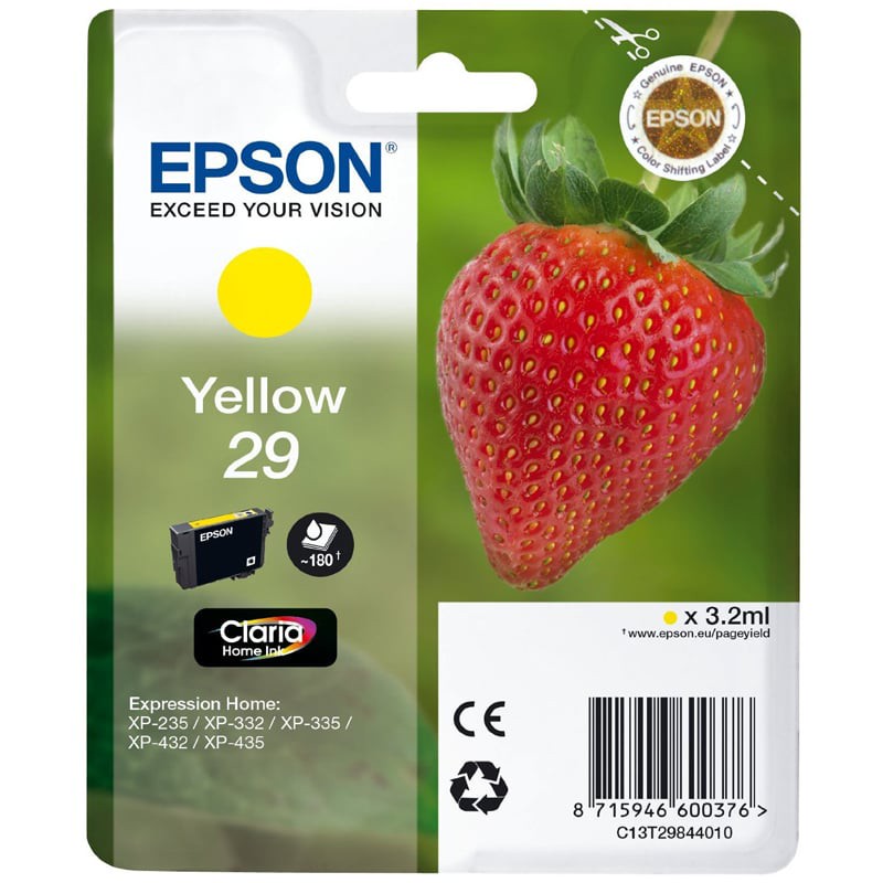Epson 29 Tinte yellow