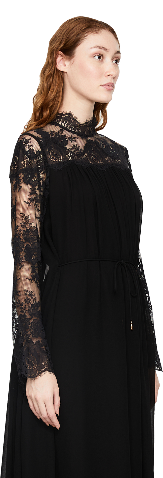 Maxikleid 'Hypnotic Batwing' Schwarz