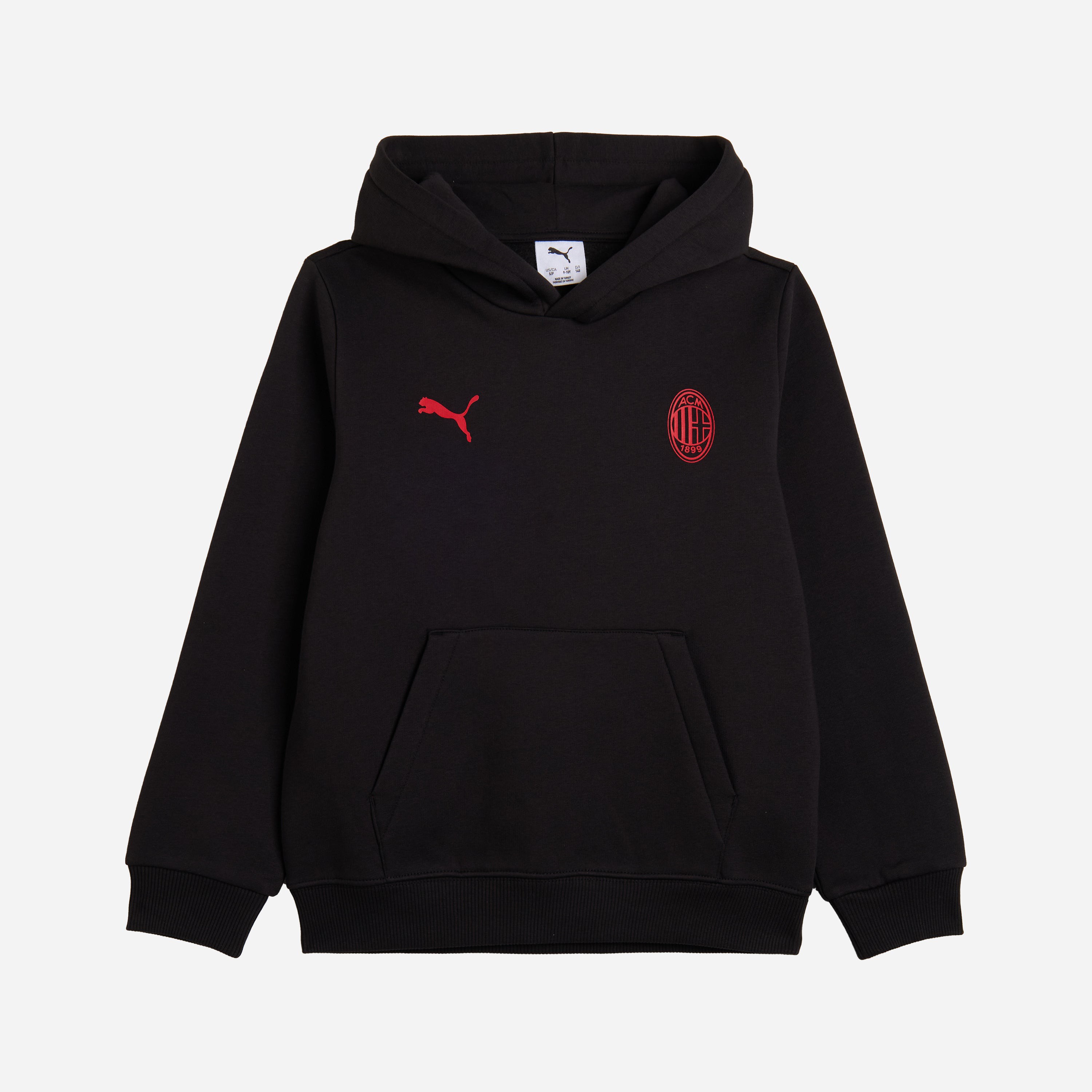 AC MILAN KIDS BLACK HOODIE ESSENTIAL COLLECTION