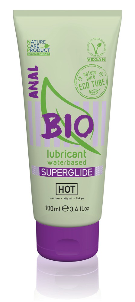 HOT Bio Superglide Anal Gleitgel auf Wasserbasis 100 ml