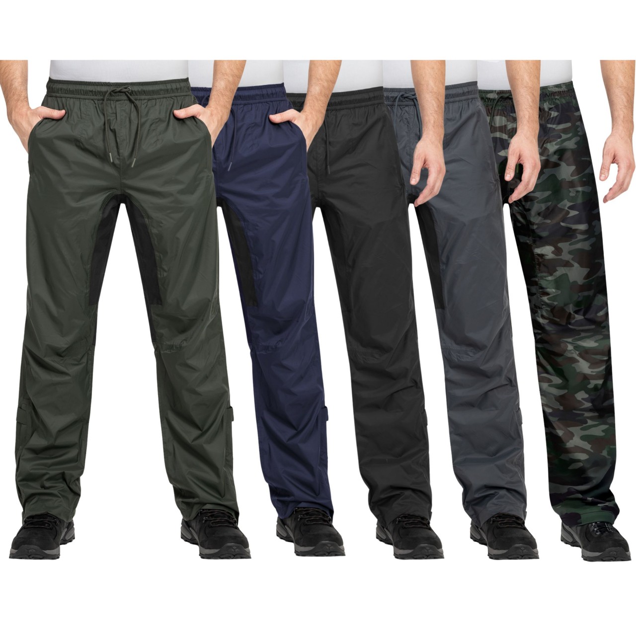 Höhenhorn Pluvia Herren Regenhose Wasserdichte Atmungsaktive Outdoorhose mit ... XXL Schwarz