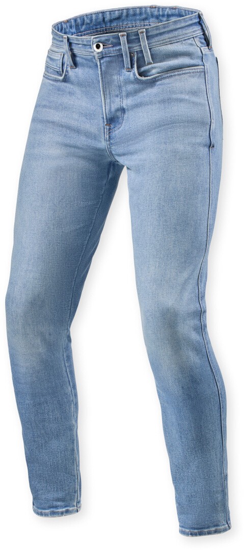 Revit Piston 3 Skinny Jeans de moto, bleu, taille 32 36 pour Hommes