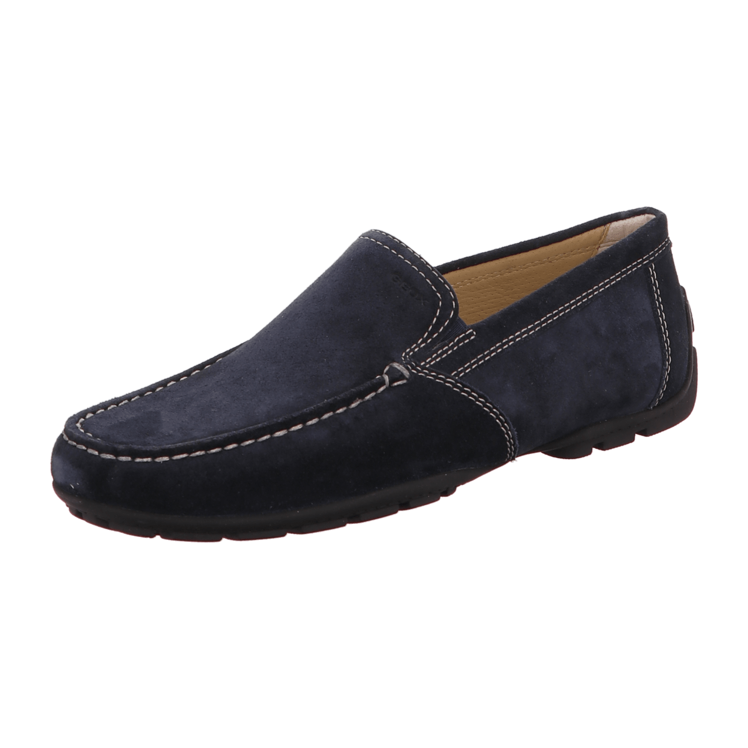 Geox Moner Mokassin Slipper braun U1144V für Herren, blau, Größe 40 EU