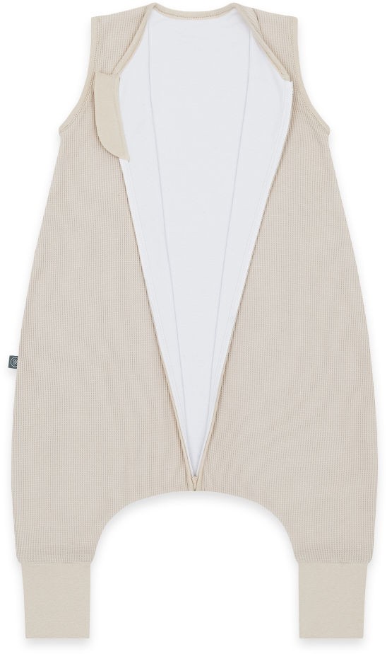 Emma & Noah Schlafsack mit Füßen 1.0 TOG, Essential Beige 90cm