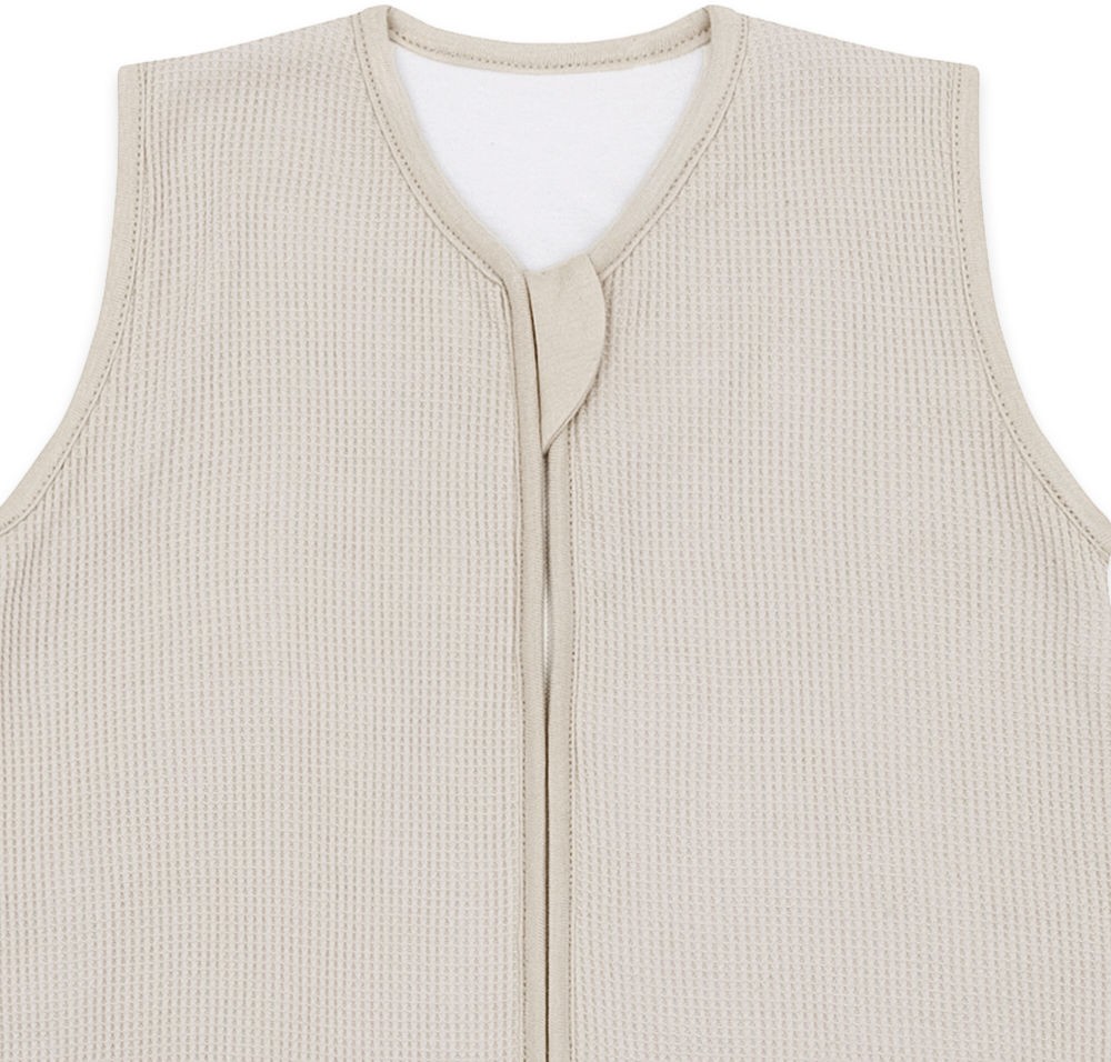 Emma & Noah Schlafsack mit Füßen 1.0 TOG, Essential Beige 90cm