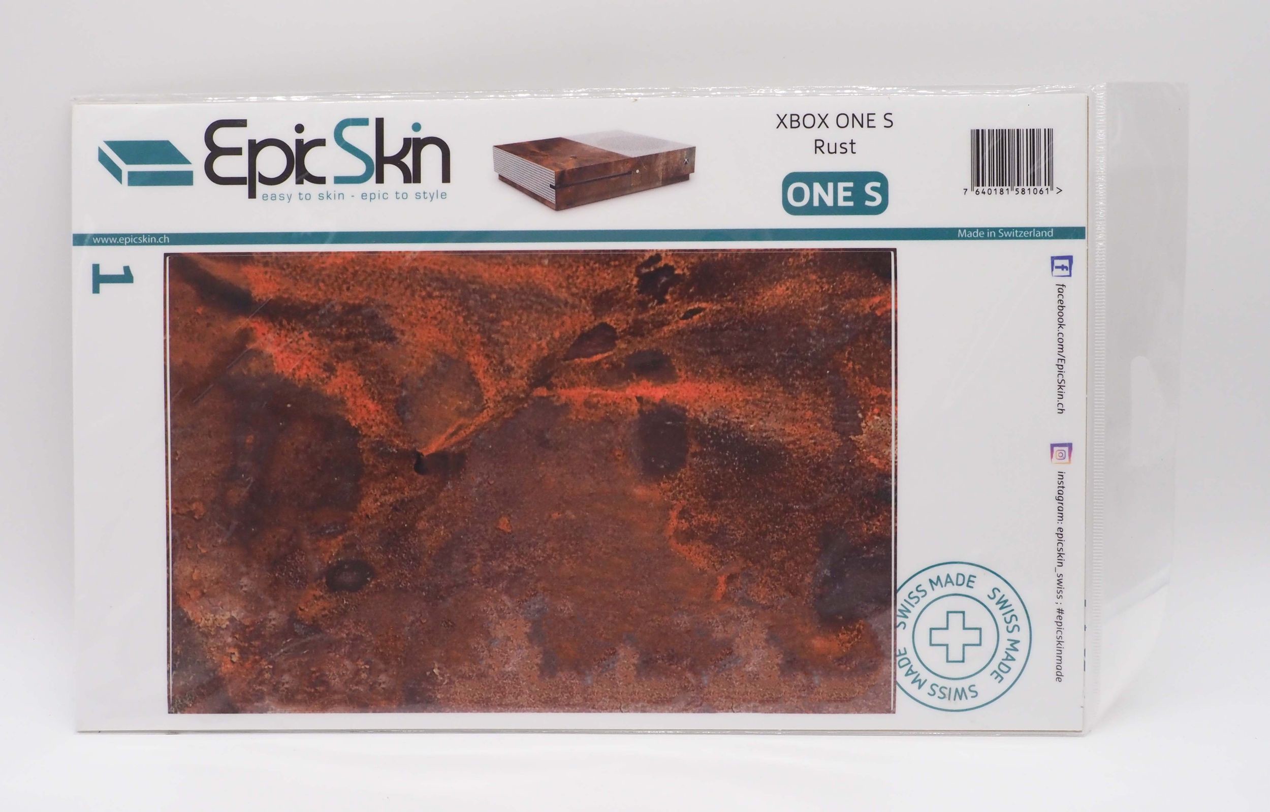 XBOX ONE S Skin - Design Aufkleber Rust