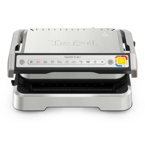 Tefal OptiGrill 4in1 Kontaktgrill- elektrisch, schwarz/silber
