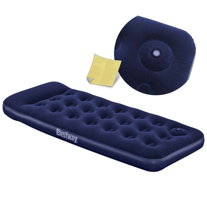 Aufblasbare Matratze 185x76x22 cm mit integrierter Fußpumpe Bestway 67223