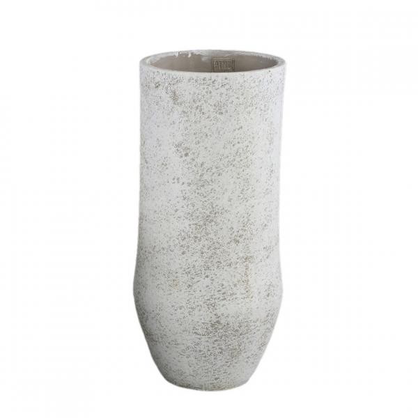 PTMD Blumentopf Dorin hoch M weiß 45 cm