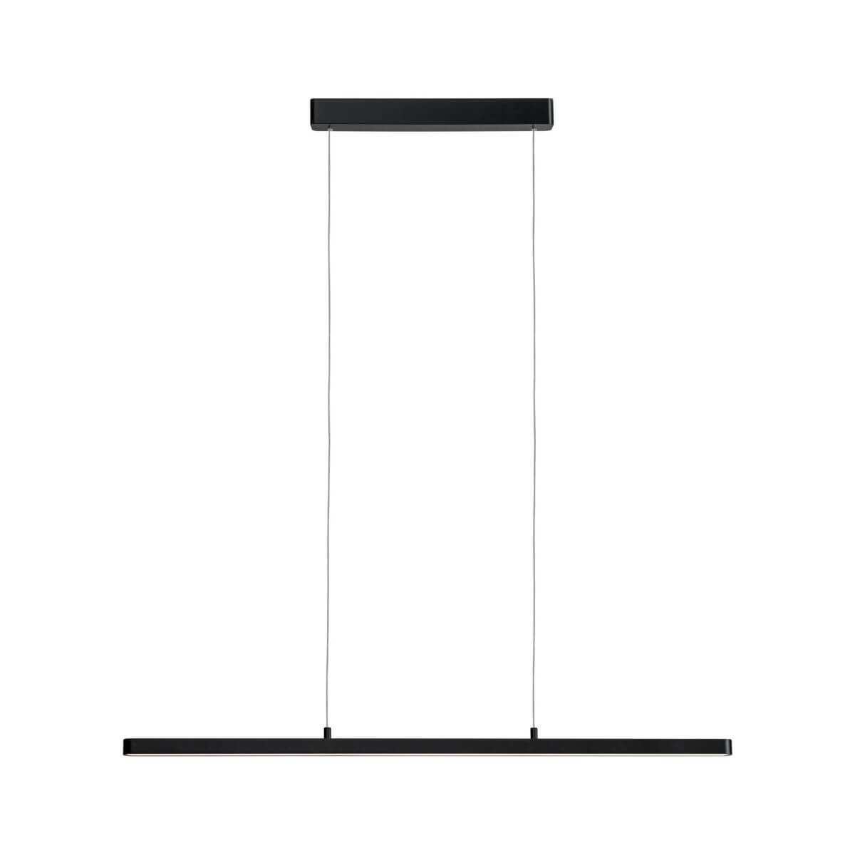 Paulmann LED Pendelleuchte Lento, schwarze Hängeleuchte mit 40 W, dimmbare & höhenverstellbare Lampe