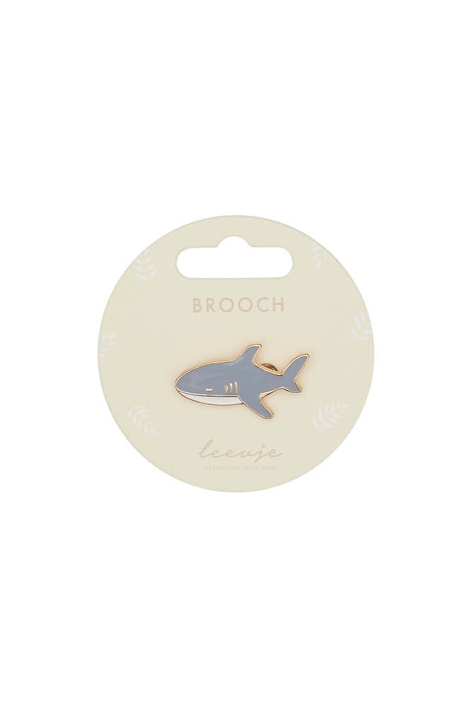 Leevje Brosche Shark