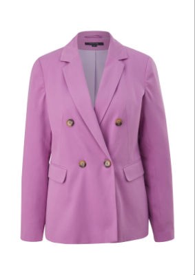 Comma Blazer langarm - violett - 46