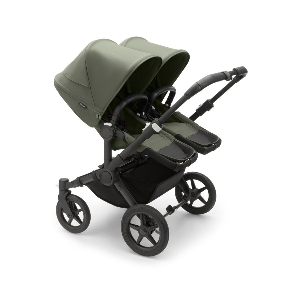 Bugaboo Donkey 5 Mono Complete Black/Forest Green Kinderwagen-Set mit Liegewanne und Sitz