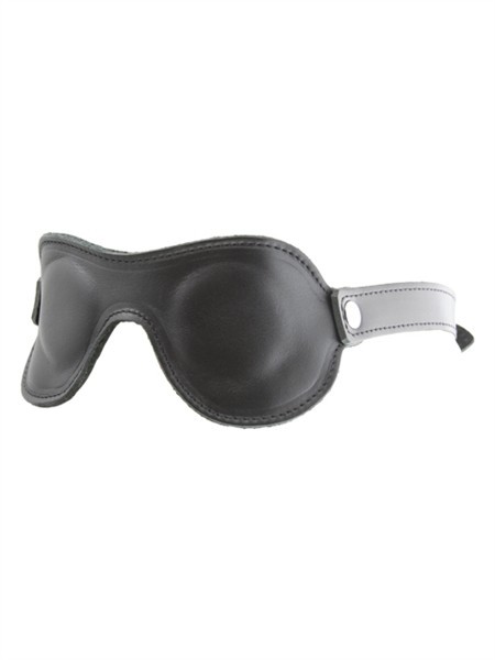 Simple Augenmaske aus Leder