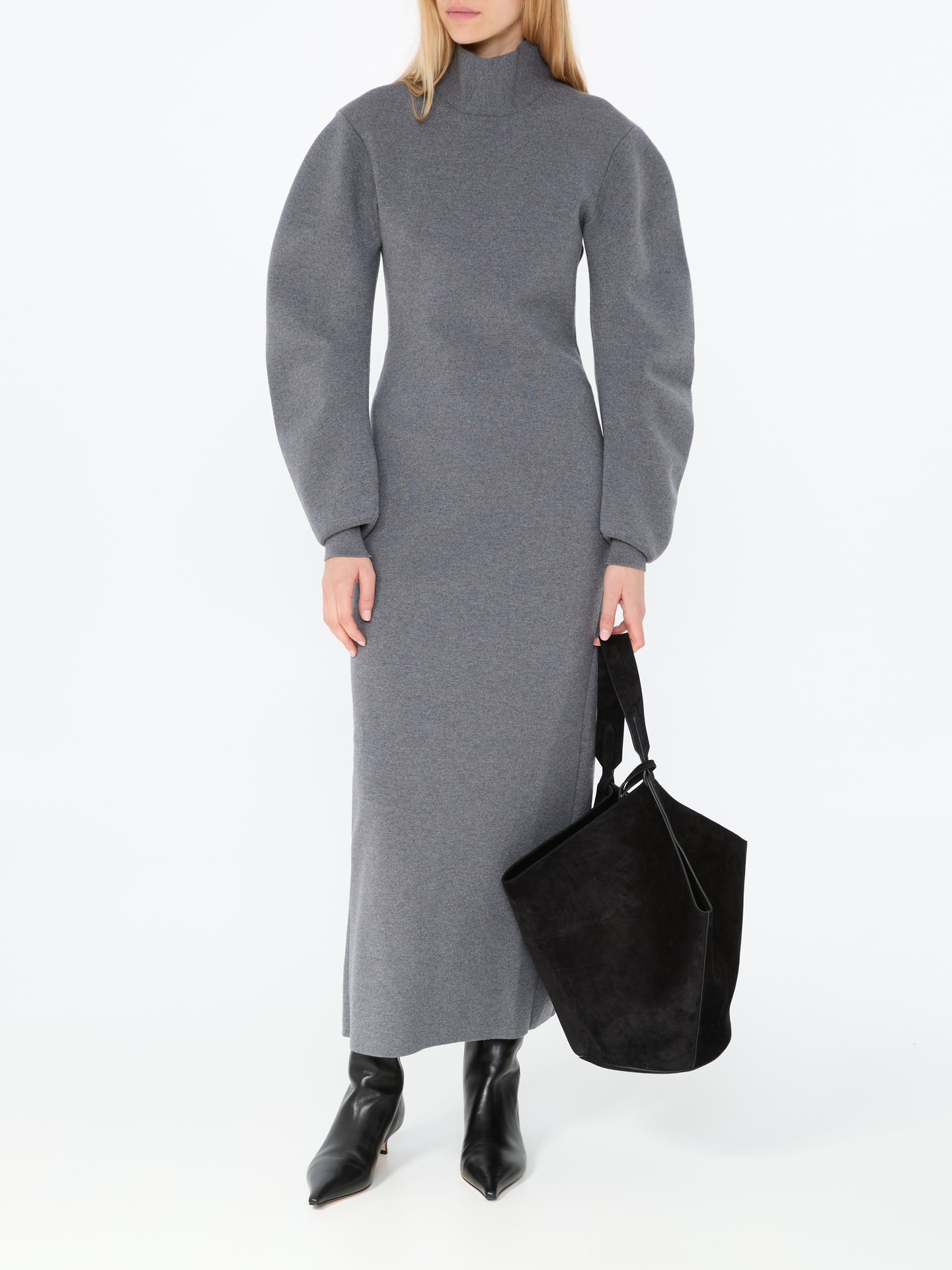 Maxikleid 'Storm' Grau