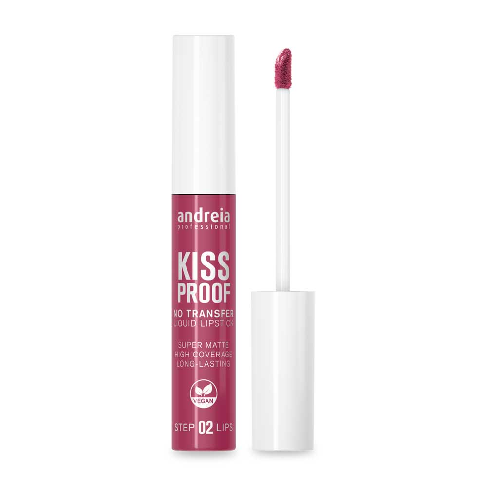 Andreia Professional Vloeibare Lippenstift-Kiss Proof 08 Kamelie 8ml