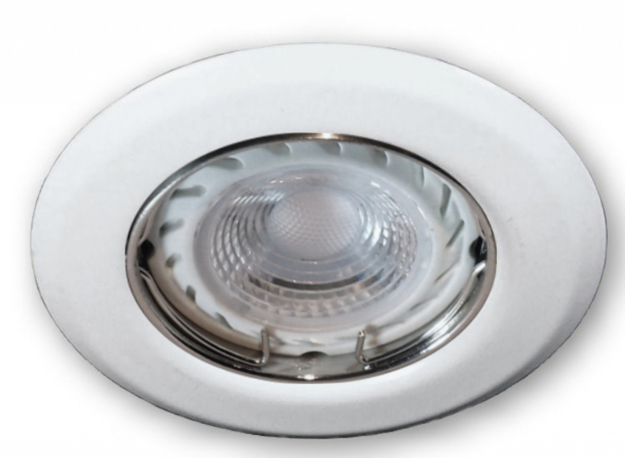5 x 3W LED Einbaustrahler Set 12V SSD005 weiss warmweiss