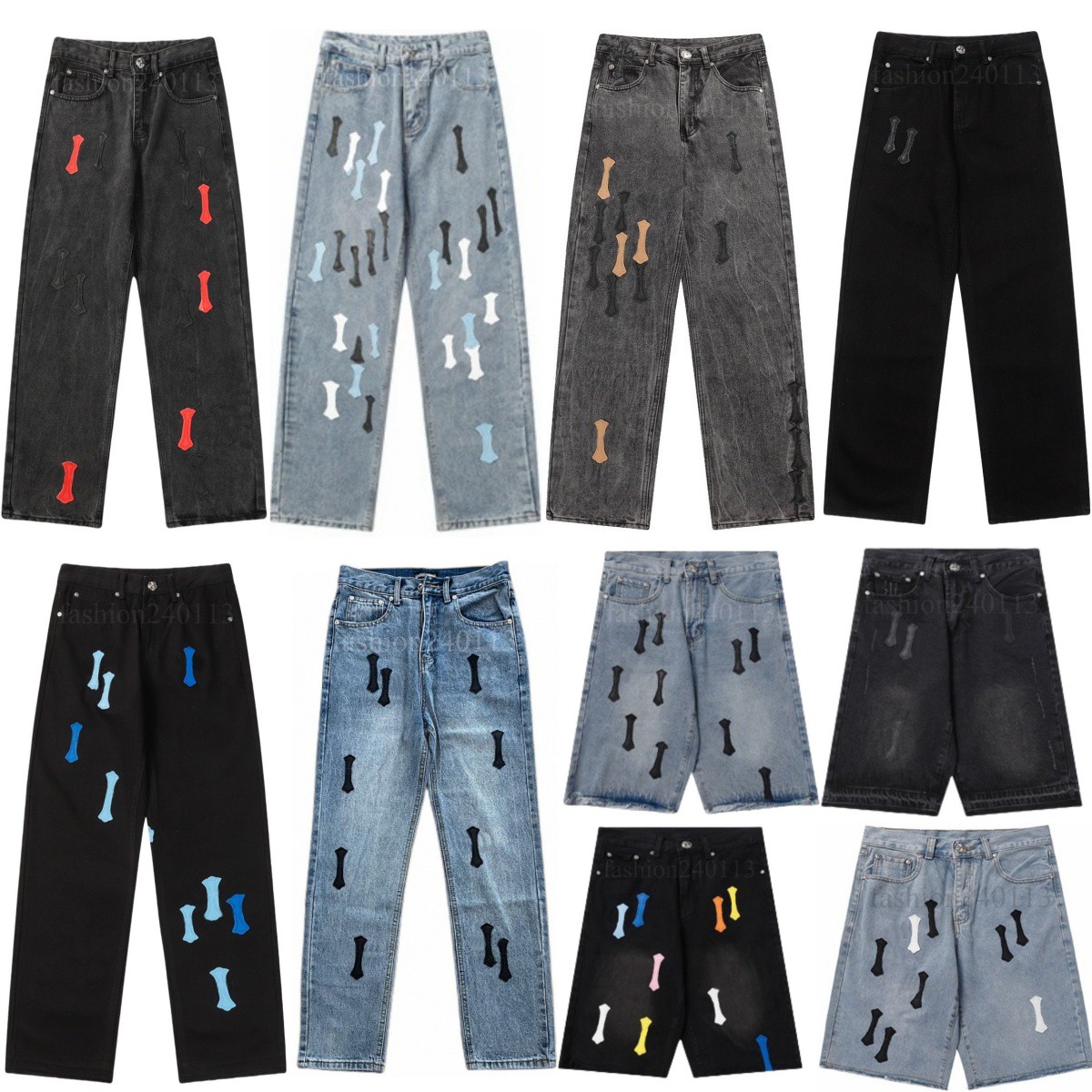Designer Jeans pour hommes jeans hommes jean shorts pantalons de haute qualité streetwear rétro pantalon concepteurs joggers pantalon mens de cré