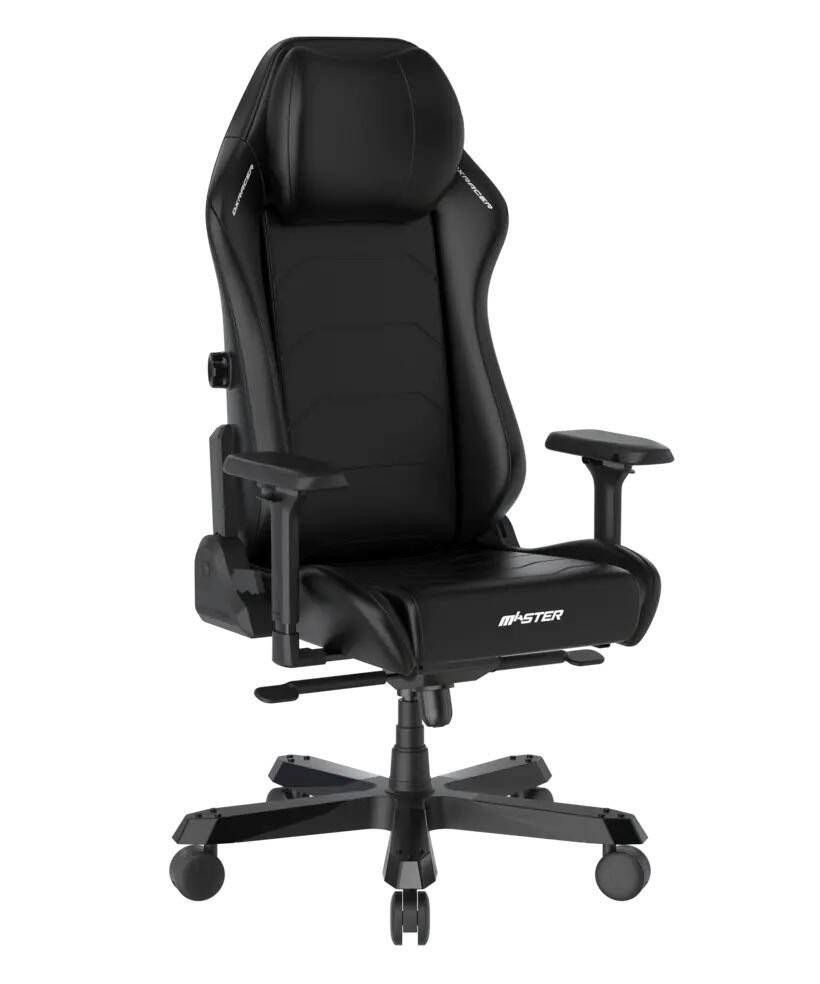DXRacer Master Serie GC/XLMF24LTA/N Gaming Stuhl Plus / XL - Mikrofaser Kunstleder - Schwarz
