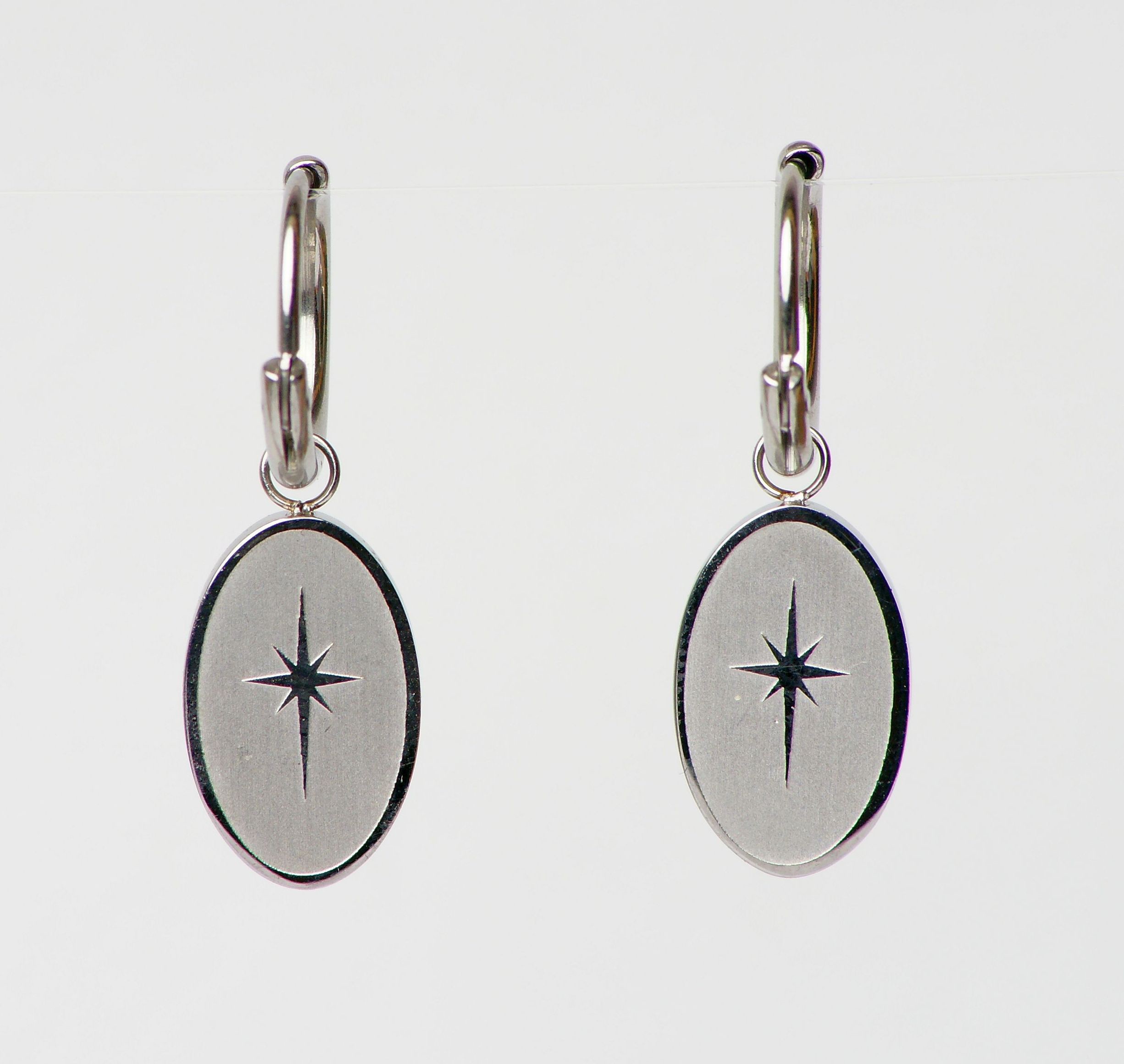 Modeschmuck Ohrringe von Sweet7 aus Rostfreier Stahl in Silber