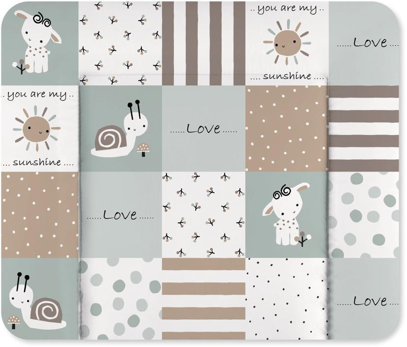 Zöllner Wickelauflage Softy Folie Patch blue 65/75