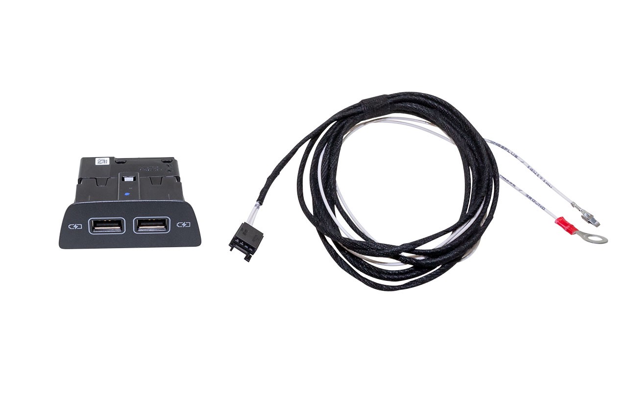 Original Kufatec Kabelsatz Kabelbaum Adapter Kabel Komplettset USB Hub für VW Polo AW1