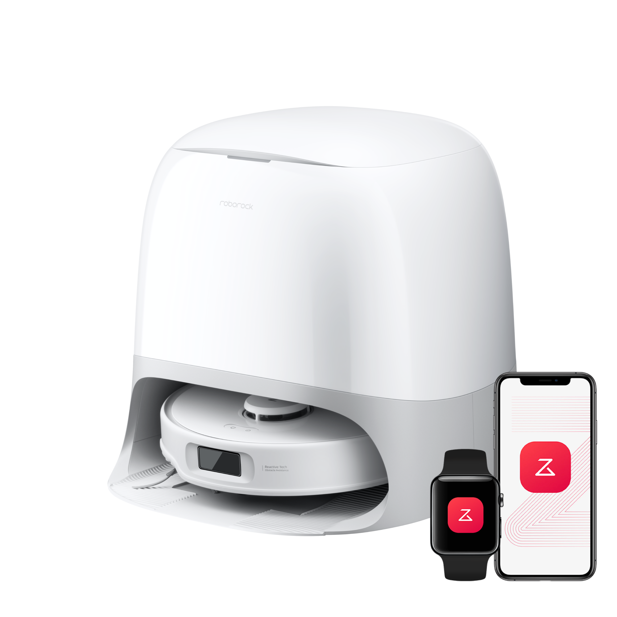 Roborock Qrevo Curv S5X Saugroboter mit DuoDivide® Hauptbürste und Mul