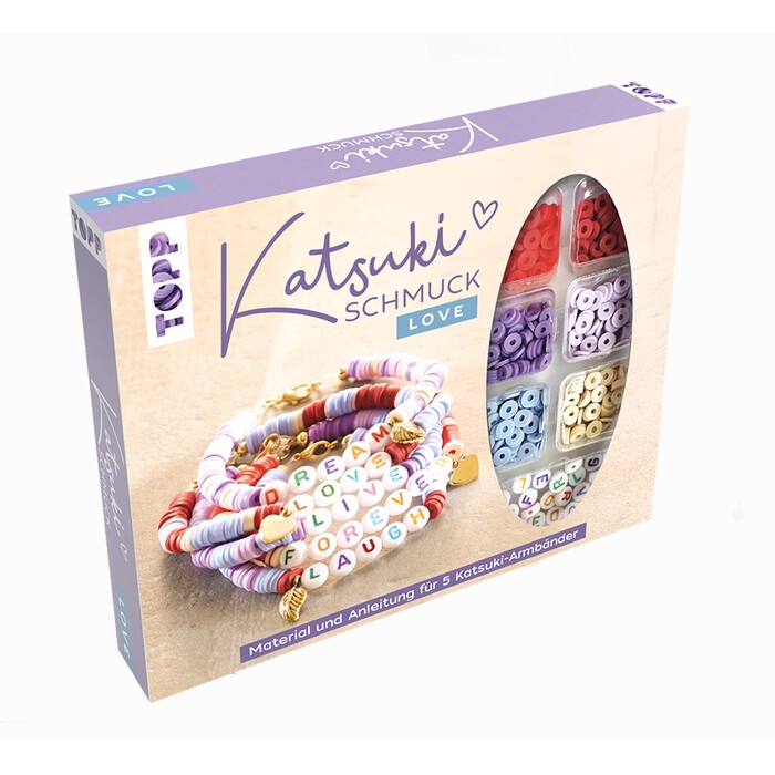 TOPP Katsuki Schmuck-Set Love mit Anleitungsbuch und Material