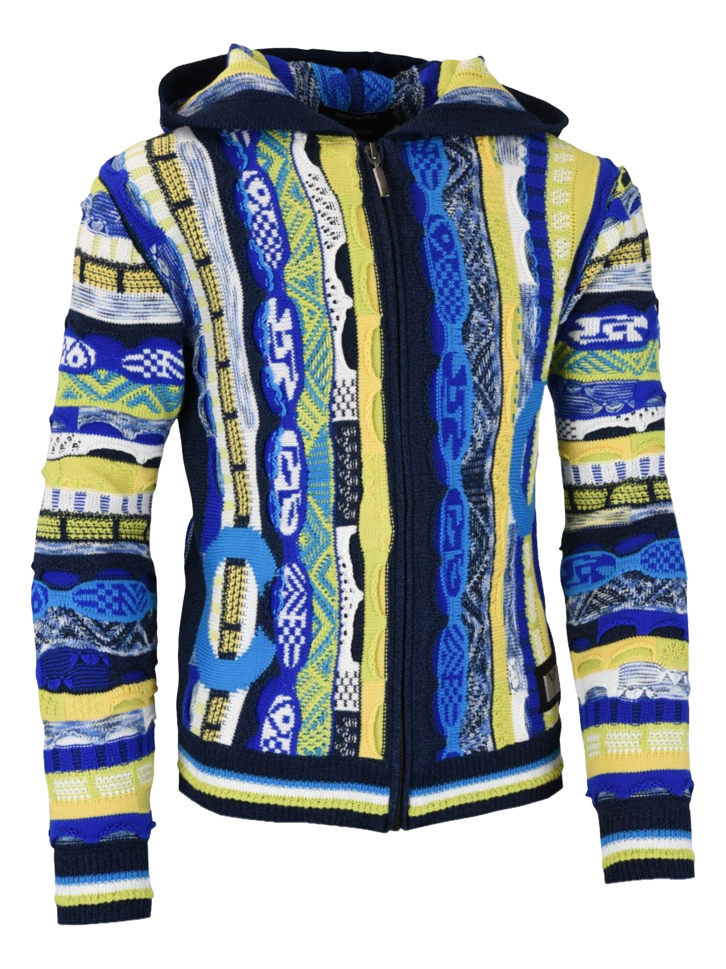 Allover Jungen Strickjacke mit Stehkragen