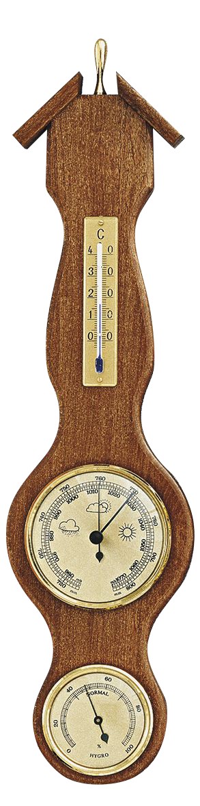 Wetterstation Made in Germany, Eiche rustikal