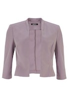 Swing Taillierte Jacke aus Jersey Cr pe - violett - 50