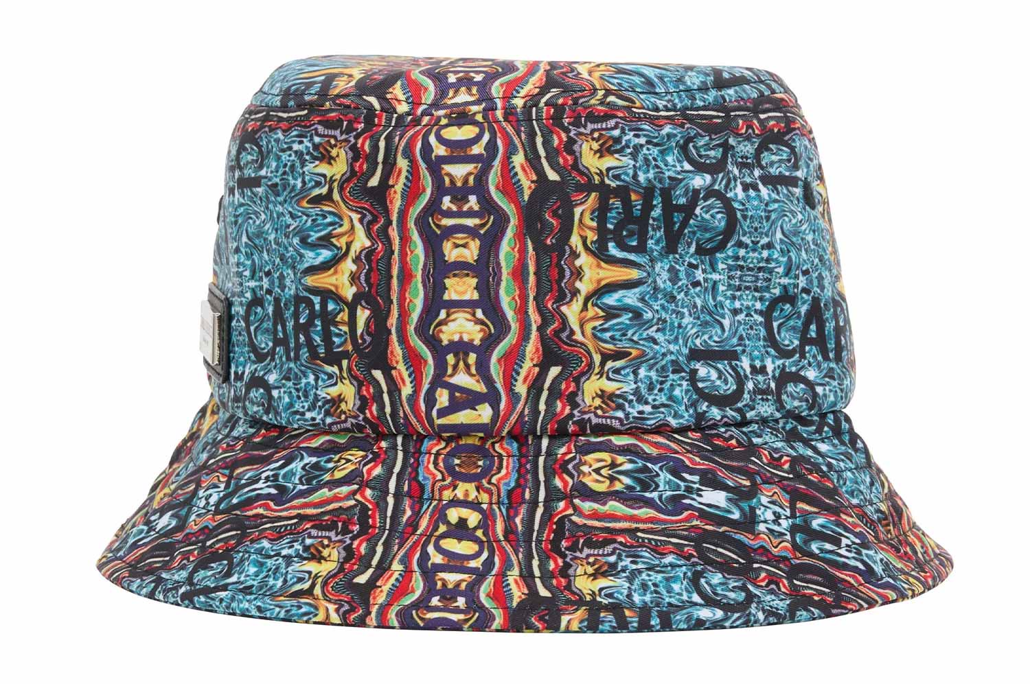 Carlo Colucci - Bucket Hat mit Alloverprint - Mütze-Buckethat