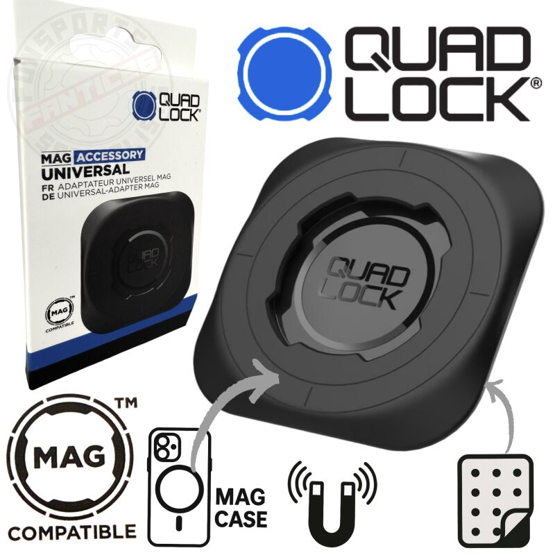 QUAD LOCK MAG Universal Adapter Handy Case klebe Pad Rückseite Smartphone