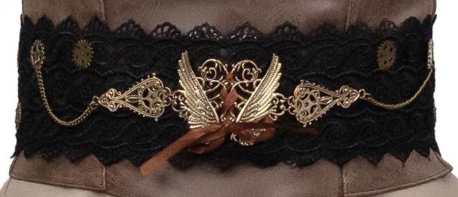 Schmuckvoller Steampunk Gürtel