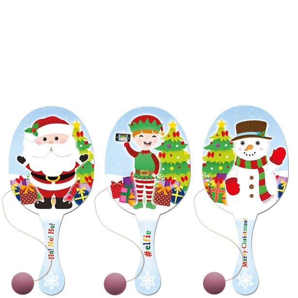 1 weihnachtliches Schläger Ball Spiel