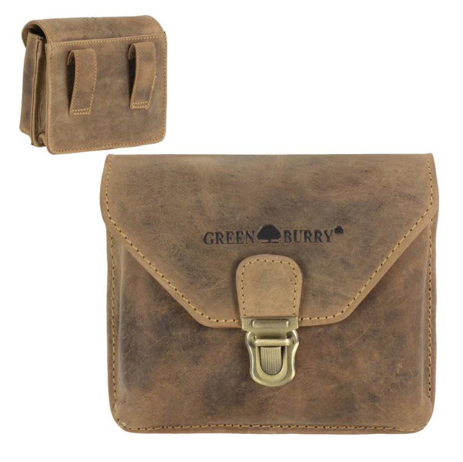 Gürteltasche Herren Leder 15x13cm 