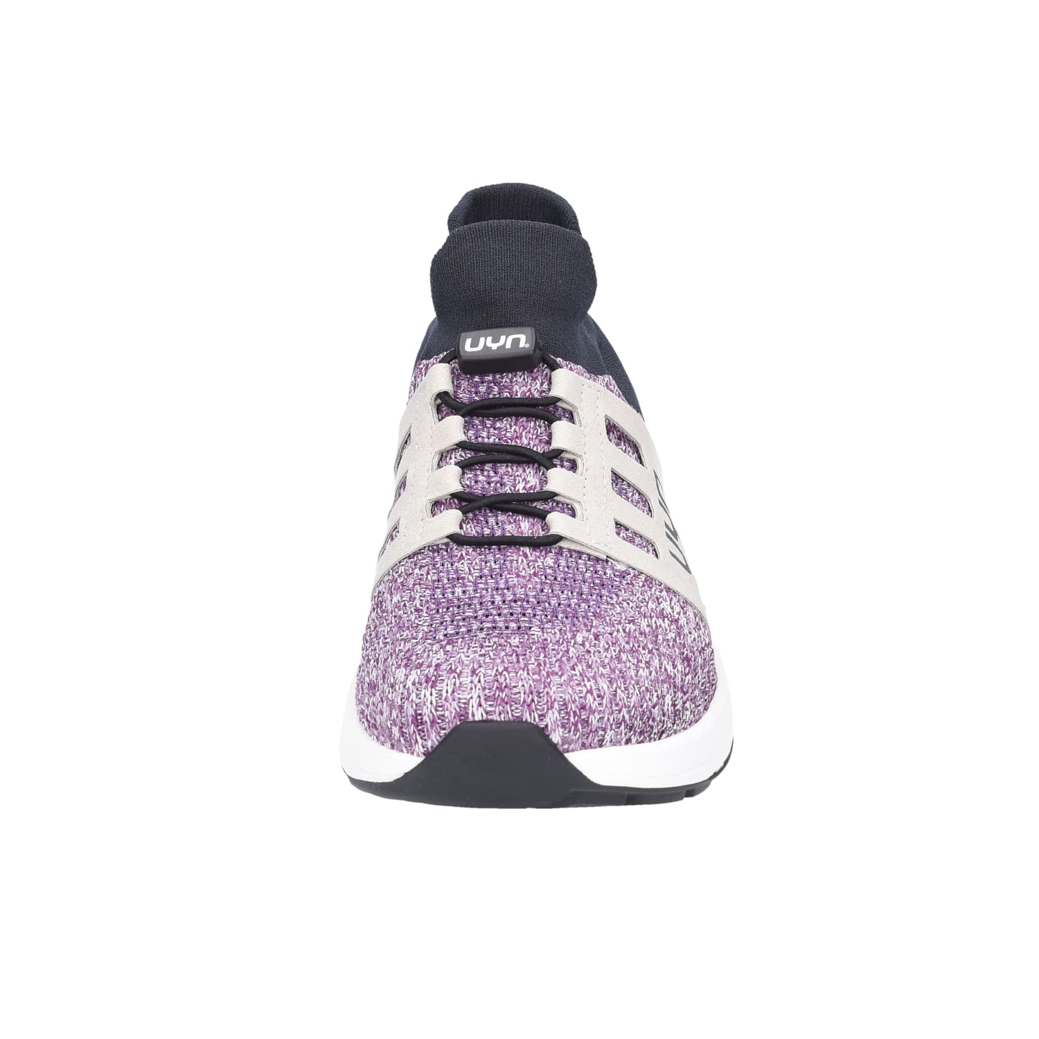 UYN Nature Tune Slip-on Sneaker aus Merinowolle Damen V216 - violet melange/anthracite 42 für Damen, lila, Gr. 42 EU