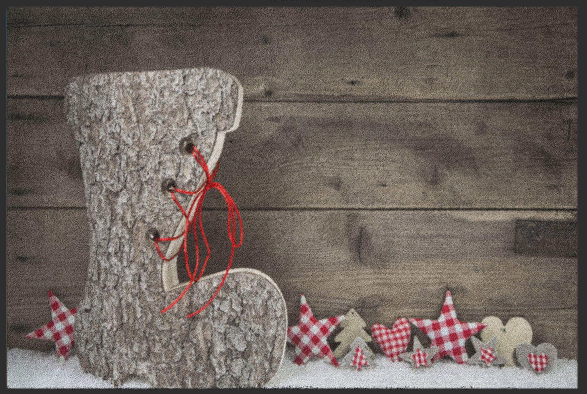 Fussmatte Stiefel Weihnachten 4332