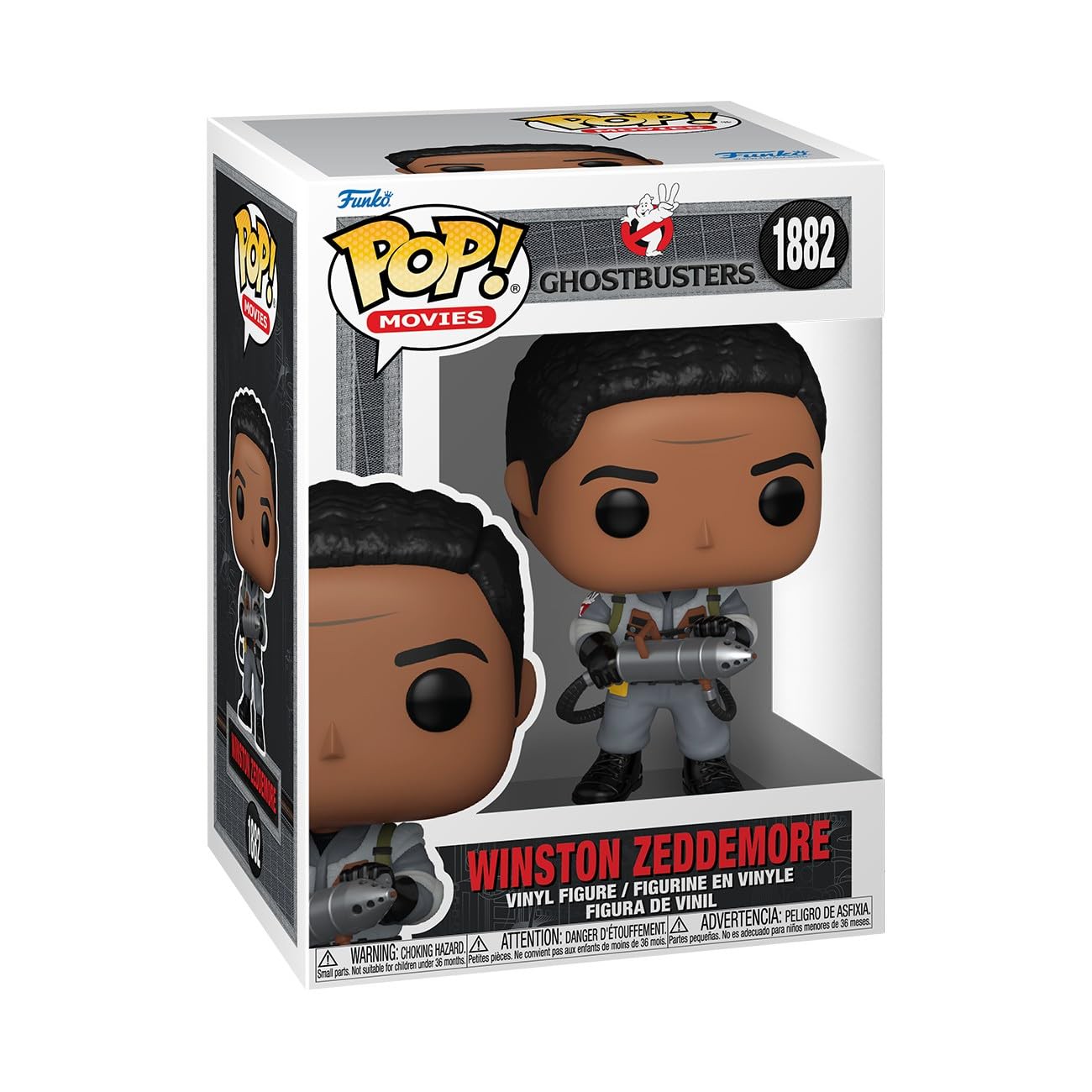 Funko Pop! Movies: Ghostbusters II - Winston Zeddemore - Ghostbusters 2 - Vinyl-Sammelfigur - Geschenkidee - Offizielle Handelswaren - Spielzeug Für Kinder und Erwachsene - Movies Fans
