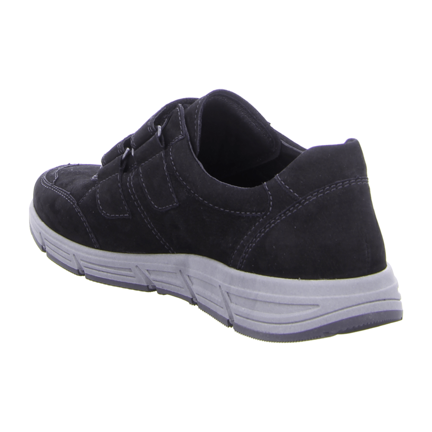 Waldläufer Slipper Halbschuh Haslo für Herren, schwarz, Gr. 43 EU / 9 UK